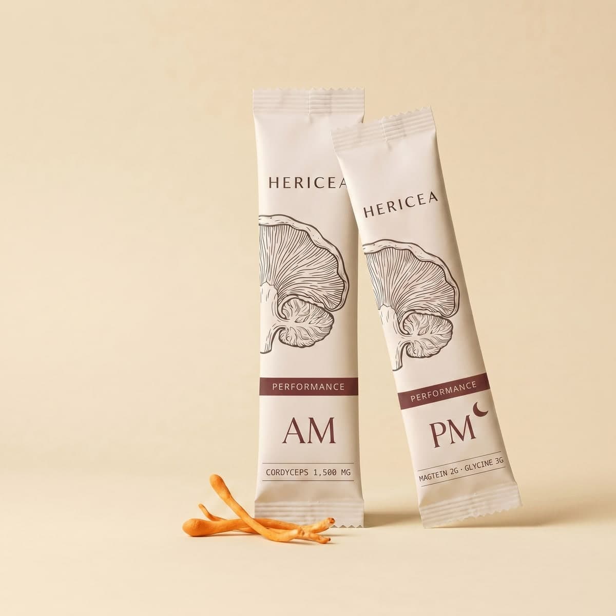 Hericea: Performance — the morning stick and evening packet